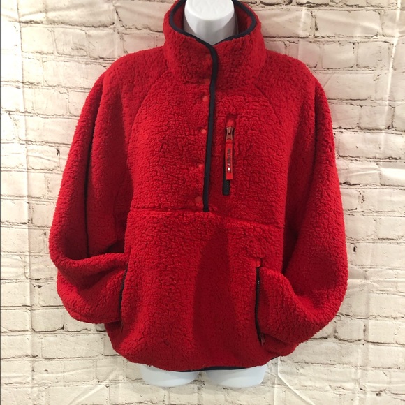 🎉HP X 2 🎉 ❤️‍🔥Tommy Hilfiger Sport❤️‍🔥Teddy Bear Style Pullover ❤️‍🔥 - Picture 12 of 14